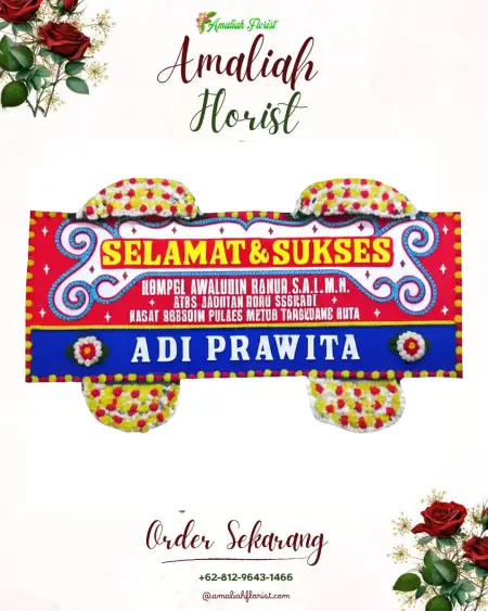 Papan Bunga Ucapan Selamat Way Ratai